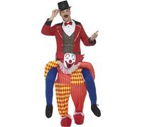 Smiffys Costume cavalluccio clown,Giallo,Tuta intera con finte gambe Halloween