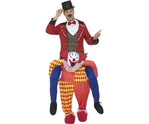 Smiffys Costume cavalluccio clown,Giallo,Tuta intera con finte gambe Halloween
