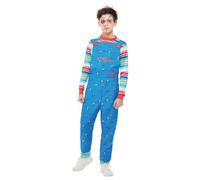 Bambini Ufficiale Chucky Spaventosa Bambola Costume Halloween Ragazzi Vestito
