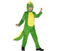 SMIFFYS Costume Coccodrillo, verde, tuta con cappuccio e coda