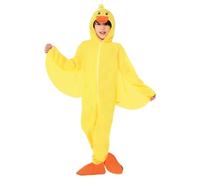 SMIFFYS Costume da anatra, giallo, Tuta integrale con cappuccio Halloween