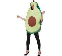 Smiffys Costume da avocado, Verde, con tabarro con cappuccio