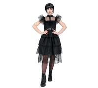 Smiffys Costume da ballo gotico, con vestito Halloween, Carnevale