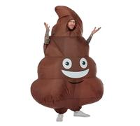Adulti Divertente Marrone Gonfiabile Cervo Notte Compleanno Halloween Tema Poop