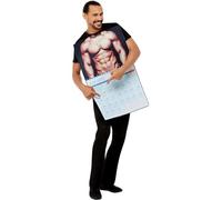 Smiffys Costume da calendario sexy, Costume senza maniche