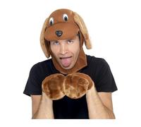 Smiffys Costume da cane, cappuccio e guanti, taglia unica