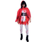 Smiffys Costume da Cappuccetto Rosso Zombie, per adulti