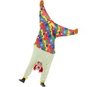 Smiffys Costume da clown capovolto, Tuta intera Halloween