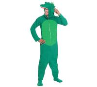 Uomo Coccodrillo Costume Wild Giungla Festa Halloween Gator Vestirsi