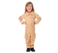 Smiffys Costume da Ghostbusters per bambini, tutto in uno, con confezione proton stampata, licenza ufficiale con dettaglio tascabile, perfetto per Halloween, feste a tema anni '80 e costume in