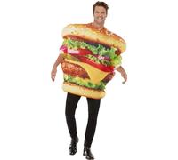 Smiffys Costume da hamburger, Tuta intera Halloween