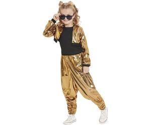 SMIFFYS Costume da Hammer time anni '80, Oro, Maglia, pantaloni e giacca Halloween