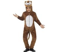 Smiffys Costume da leone, marrone, include tuta con cappuccio Halloween