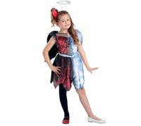Smiffys Costume da metà angelo da diavolo, per bambini, età 7-9 anni