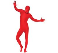 Smiffys Second Skin Suit, Red (Size M)