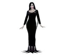 Famiglia Addams Morticia Adulti Ufficiale Donna Costume Halloween+Wi