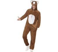 SMIFFYS Costume da orso include tuta con cappuccio Halloween