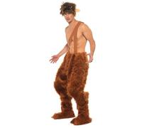 SMIFFYS Costume da Pan, Pantaloni, copriscarpe e parrucca Halloween