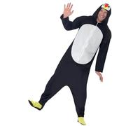 SMIFFYS Costume da pinguino, tutto in uno con cappuccio Halloween