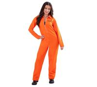 Smiffys Costume da prigioniero fuggito, arancione