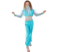 SMIFFYS Costume da principessa araba include pantaloni, parte superiore e copricapo Halloween