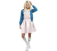 Smiffys 80's Strange Girl Costume, Pink (Size L)