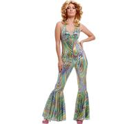 SMIFFYS Costume da regina del ballo, multi-colore abito da gatto con scollatura sulla schiena