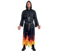 Smiffys Costume da sacerdote in fiamme, per adulti
