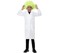 SMIFFYS Costume da scienziato/da dottore, unisex, Bianco, con camice da laboratorio Halloween, Carnevale