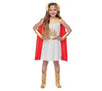 SMIFFYS Costume da She-Ra, Bianco, Abito, mantello, fascia, polsini e copriscarpe