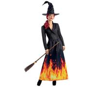 Smiffys Costume da strega che brucia per adulti