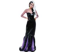 Smiffys Evil Sea Witch Costume, Black (Size L)