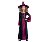Smiffys Costume da strega per bambini, colore rosso