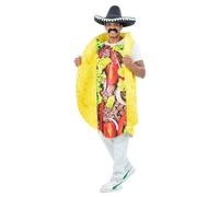 Smiffys Costume da taco unisex per adulti