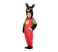 SMIFFYS Costume deluxe Bing, Rosso, con tuta intera e cappuccio