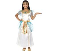 Smiffys 44104 - Costume da Cleopatra deluxe da bambina, taglia L L - Età 10-12 a
