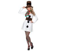 Smiffys Miss Snowman Costume, White (Size S)
