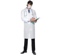Smiffys Doctor's Costume, White (Size XXL)