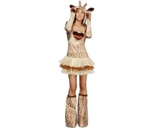 SMIFFYS Costume Fever da giraffa, con abito tutu e strap removibili trasparenti, giacca