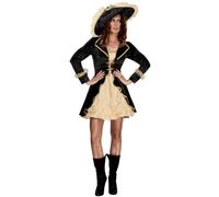 SMIFFYS Costume Fever da smargiassa, giacca con cappello e abito attaccato S - E