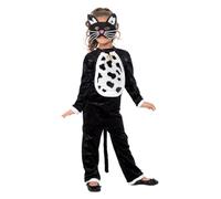 Bambina Gatto Costume Black Cat Tabby Halloween Costume Gatti Completo Bambini