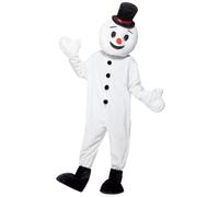 Gigante Deluxe Natale Portafortuna Beneficenza Eventi Pupazzo di Neve Costume