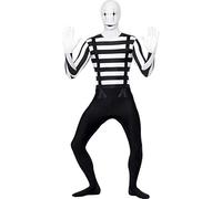 SMIFFYS Costume Mimo Seconda Pelle, comprende Marsupio, Finta e Apertura sotto il Mento