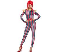 Smiffys Costume Miss Space Superstar, multicolore, con tuta e cintura