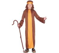 SMIFFYS Costume pastore, Marrone, con veste e copricapo