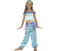 Ragazze Principessa Araba Costume Bambini Jasmine Vestito By Smiffys