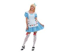 Smiffys Costume ragazza Mazzo di carte, Azzuro, con abito