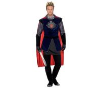 Smiffys Deluxe King Arthur Costume, Black (Size L)