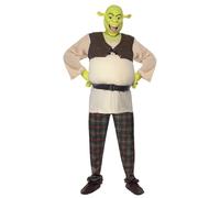 SMIFFYS Costume Shrek, Verde, con top, pantaloni, mani e maschera