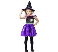 SMIFFYS Costume Strega Stitch, Abito e cappello Halloween, Carnevale